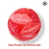 Sour Pucker Up Gummy Lips: Small Jar