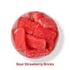 Sour Strawberry Bricks Branded Taster Packet 1.3 oz