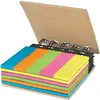 Spiral Book With Sticky Notes And Flags