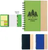 Spiral Notebook With Sticky Notes And Flags