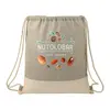 Branded Recycled Cotton Drawstring Bag