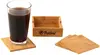 Custom Bamboo Coaster Set