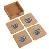 Square Cork Coaster Set