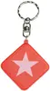Custom Reflective Keyring - Diamond Red