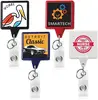 Slimlogo Dual Back Badge Reel (Square)