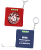 Square Keychain Tape Measure with Level (5 Ft.) - Full Color