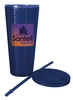 Custom Square Pattern Double Wall Tumbler - 23 oz