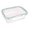 Square-Shaped Kitchen Companion Glass Container