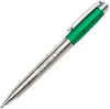 St Lucia Custom Logo Brushed Metal Pen