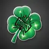 St. Patrick's Day Blinking Clover Light-Up Pin