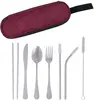 Stainless Steel Cutlery Set In Pouch