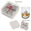 Stainless Steel Ice Cubes In Case