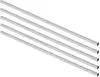 Branded Stainless Steel Straw Set+Brushes - 5 Pack