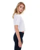 StarTee Ladies' Crop Boyfriend T-Shirt