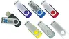 Personalized Steel Swivel USB Flash Drive - 1GB