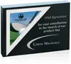 Custom-Branded Steen Award - 4x6 or 5x7 in Black Granite