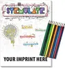 STEMulate - Adult Coloring and Large Print Puzzle Book Combo