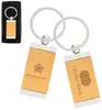 Personalized Bamboo Keyring