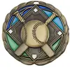 Stock Color Medals: Baseball