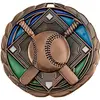 Stock Color Medals: Baseball