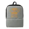Custom Non-Woven Stone Backpack with Zippered Compartment