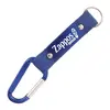 Strap Happy Keychain - Laser Engraved Key Tag with Carabiner