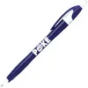 Stratus Pen w/ Solid Contoured Barrel & White Accents (Blue or Black Ink)