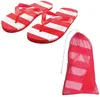 Promotional Striped Adult Flip Flop