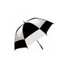 Super-Oversized Vented Checkerboard Golf Umbrella