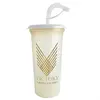 Personalized Glitter Sport Sipper Cup - 32oz
