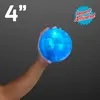 Super Sized Blue Air Bounce Balls with LEDs