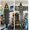 Surfboard - 72" Wood - Write On / Wipe Off Chalkboard Surface - Quick Turn