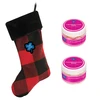 Sweet Holiday Stocking with Strawberry Candy Duo