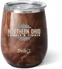 Swig® 14oz. Stainless Steel Stemless Wine Travel Cup with Silicone Base and BPA-Free Lid for Cold & Hot Beverages