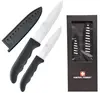 Swiss Force Precision Ceramic Knife Set with Protective Sleeves