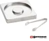 Swissmar® Stainless Steel Glass Rimmer & Tongs - Essential Bartender Tool