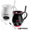 Swissmar 4pcs Chocolate Fondue Set - Fun, Versatile, & Dishwashable