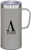 20oz Custom Stainless Steel Taiga Mug with Sliding Lid