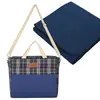 Tartan Cooler Bag With Fleece Blanket