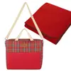 Tartan Cooler Bag With Fleece Blanket