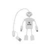 Techmate 3-In-1 Charging Cable & USB Hub 2.0