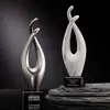 Customizable Logo Flame Award - Marble or Lunar Base