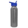 Custom Metalike Flip Straw Bottle - 24 oz