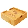 The Bellanca Bamboo Coaster Set