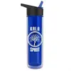 Custom Chiller Insulated Bottle with Flip Straw Lid - 16 oz.