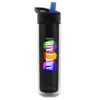 Custom Chiller Insulated Bottle with Flip Straw Lid (16 oz.)