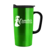 The Custom Logo Tumbler - 18 oz. Stainless Steel with Handle