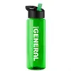 Custom Trans. Flip Straw Sports Bottle - 32 oz