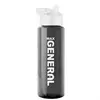 Custom Trans. Flip Straw Sports Bottle - 32 oz