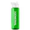 Custom Trans. Flip Straw Sports Bottle - 32 oz